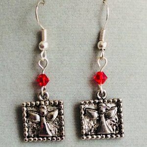 Framed Angel Earrings